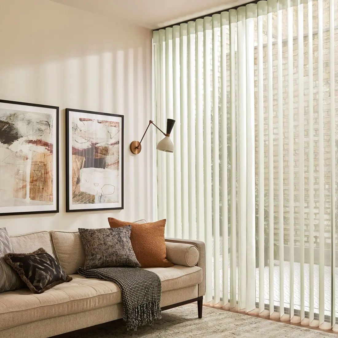 Daylit in Cream Diffused — made-to-measure blinds