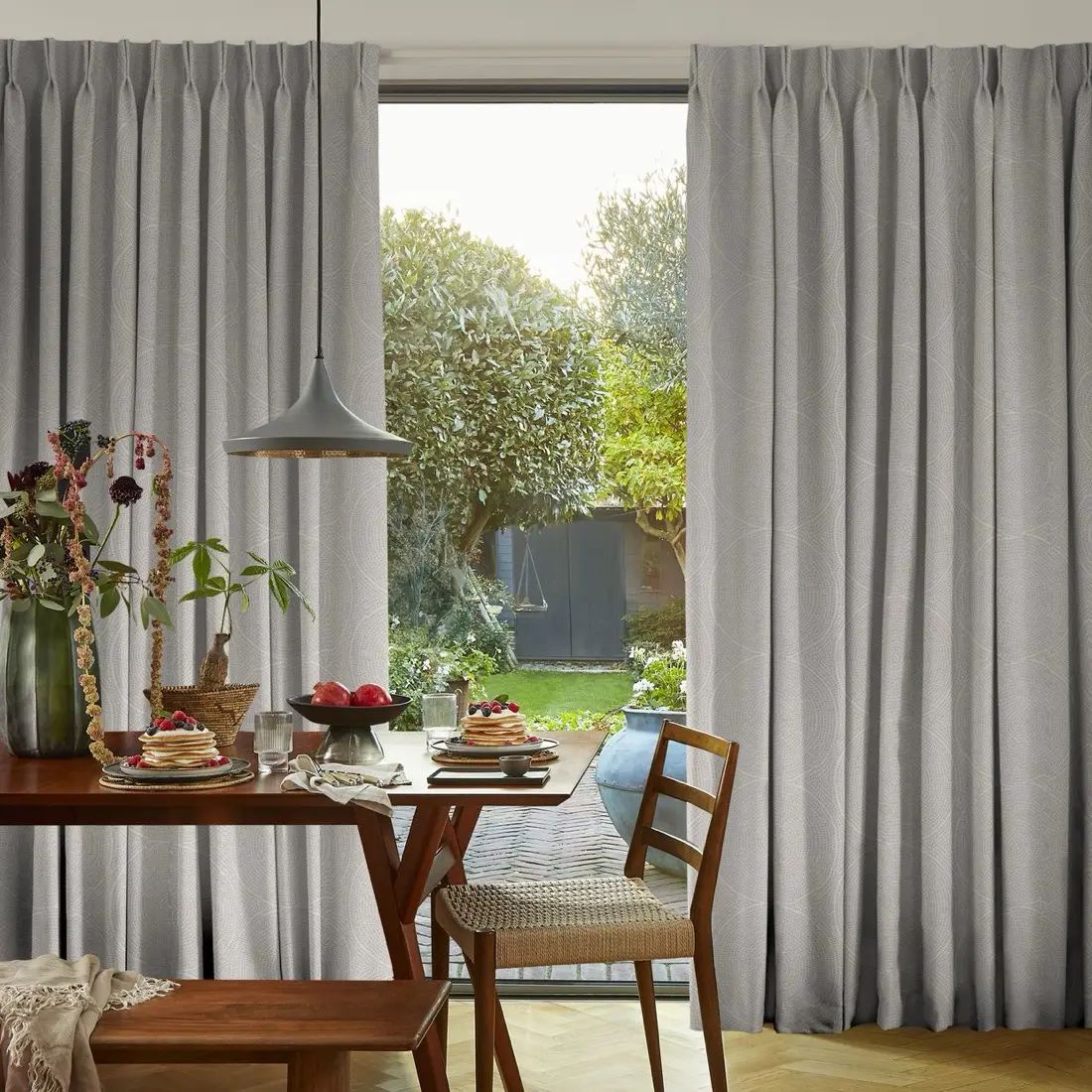 Zeno in Almond — made-to-measure curtains