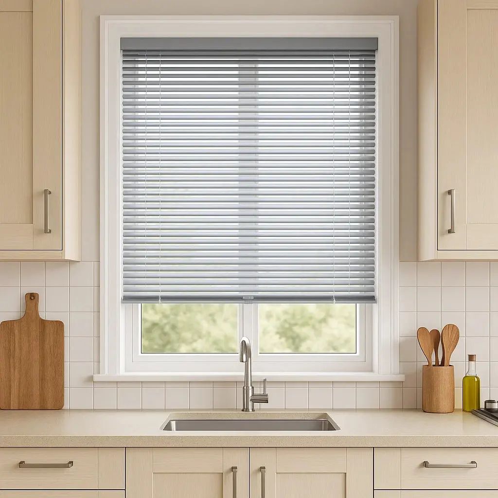 Silver Venetian Blinds Metal Venetian Blind
