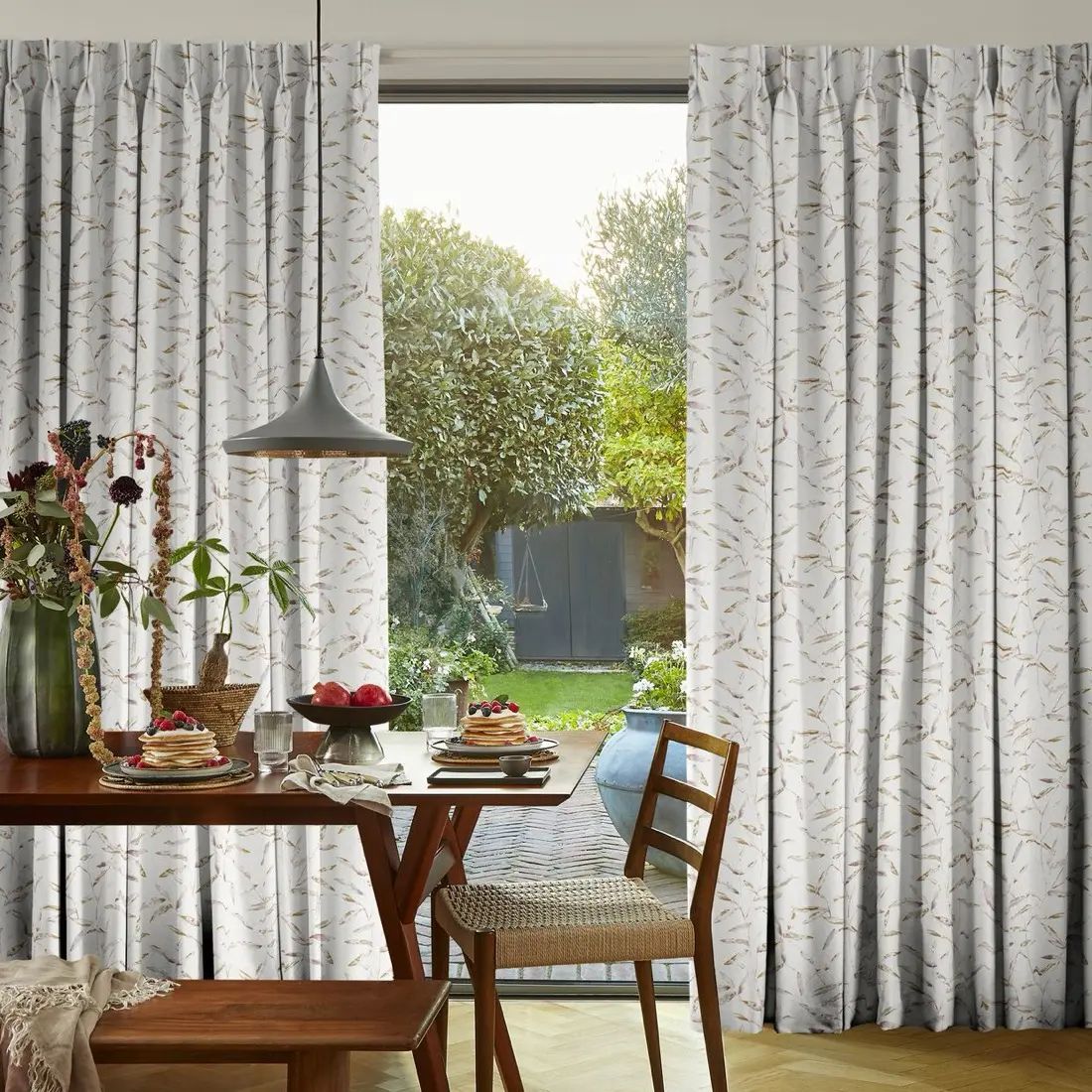 Mahalo in Blush — made-to-measure curtains