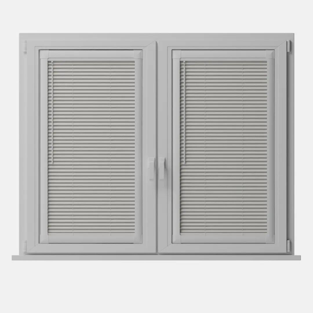 Perfect Fit No Drill Wooden Wooden Blinds fitted in a British home