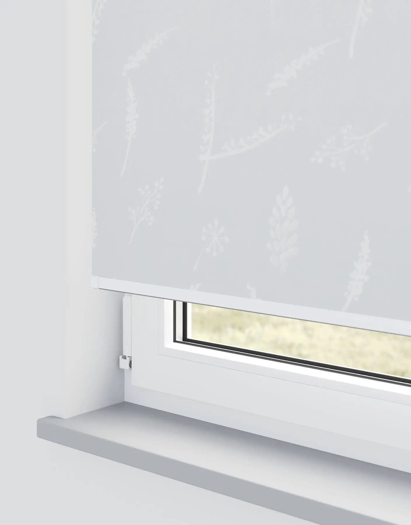 Lacie Roller Blinds Electric Blackout Grey