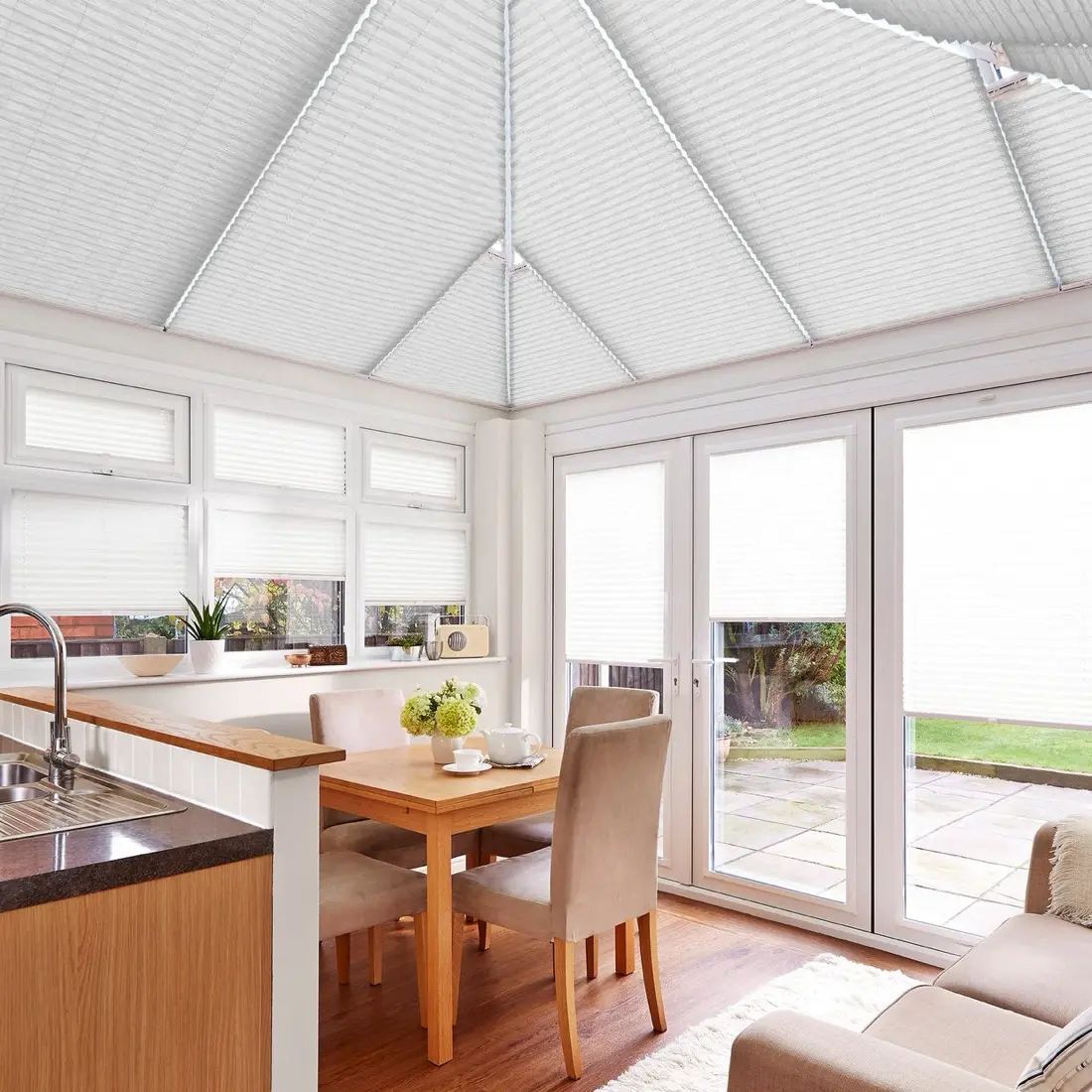Tiny in Stripe Grey — made-to-measure blinds