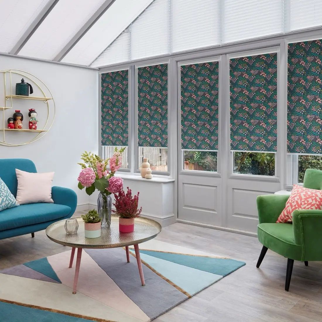 Marlena in Blackout Night Garden — made-to-measure blinds