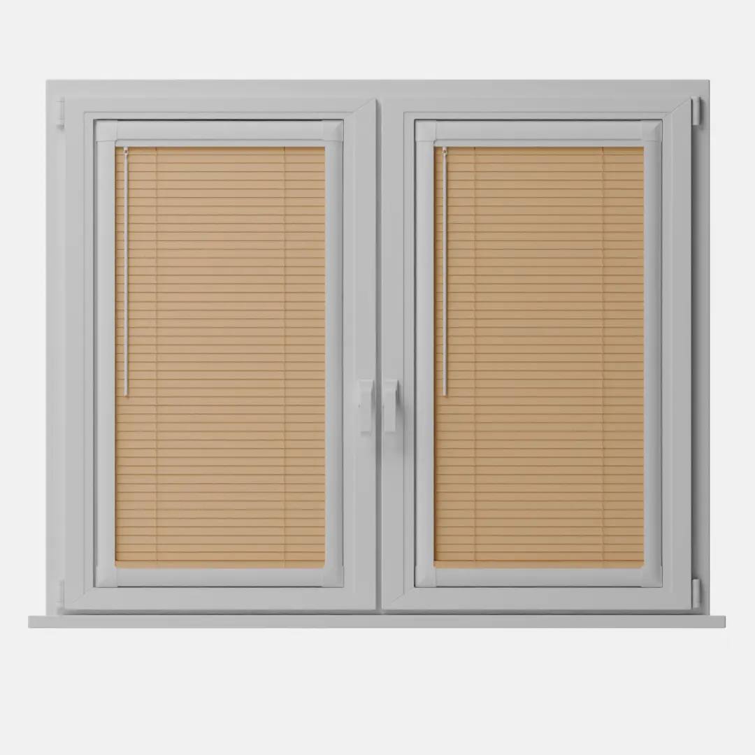 Perfect Fit No Drill Metal Venetian Blinds fitted in a British home