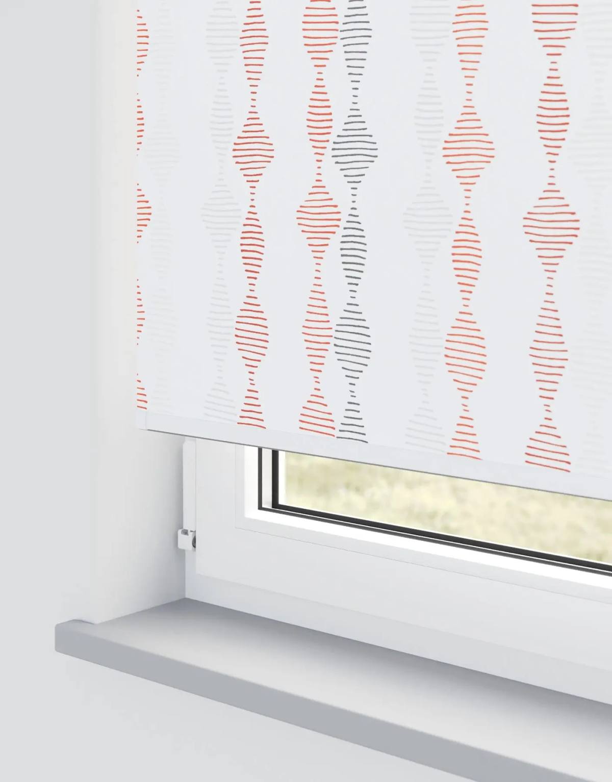 Romain Roller Blinds Electric fitted in a British home