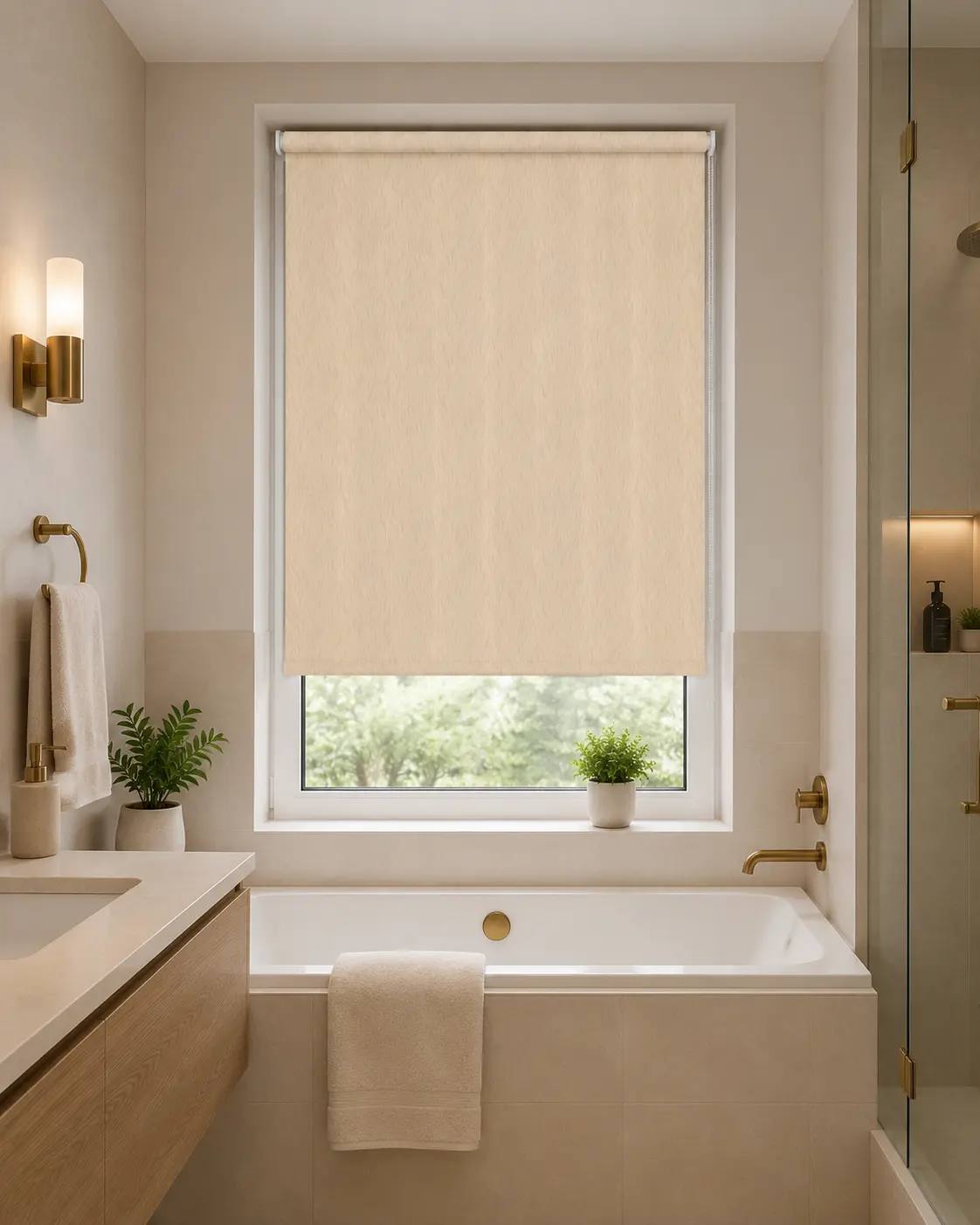 Gravity Roller Blinds fitted in a British home