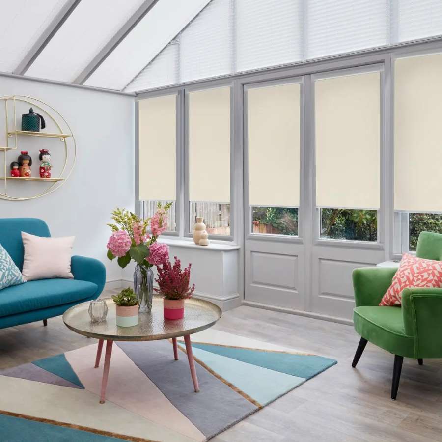 Loft retreat, blackout rollers