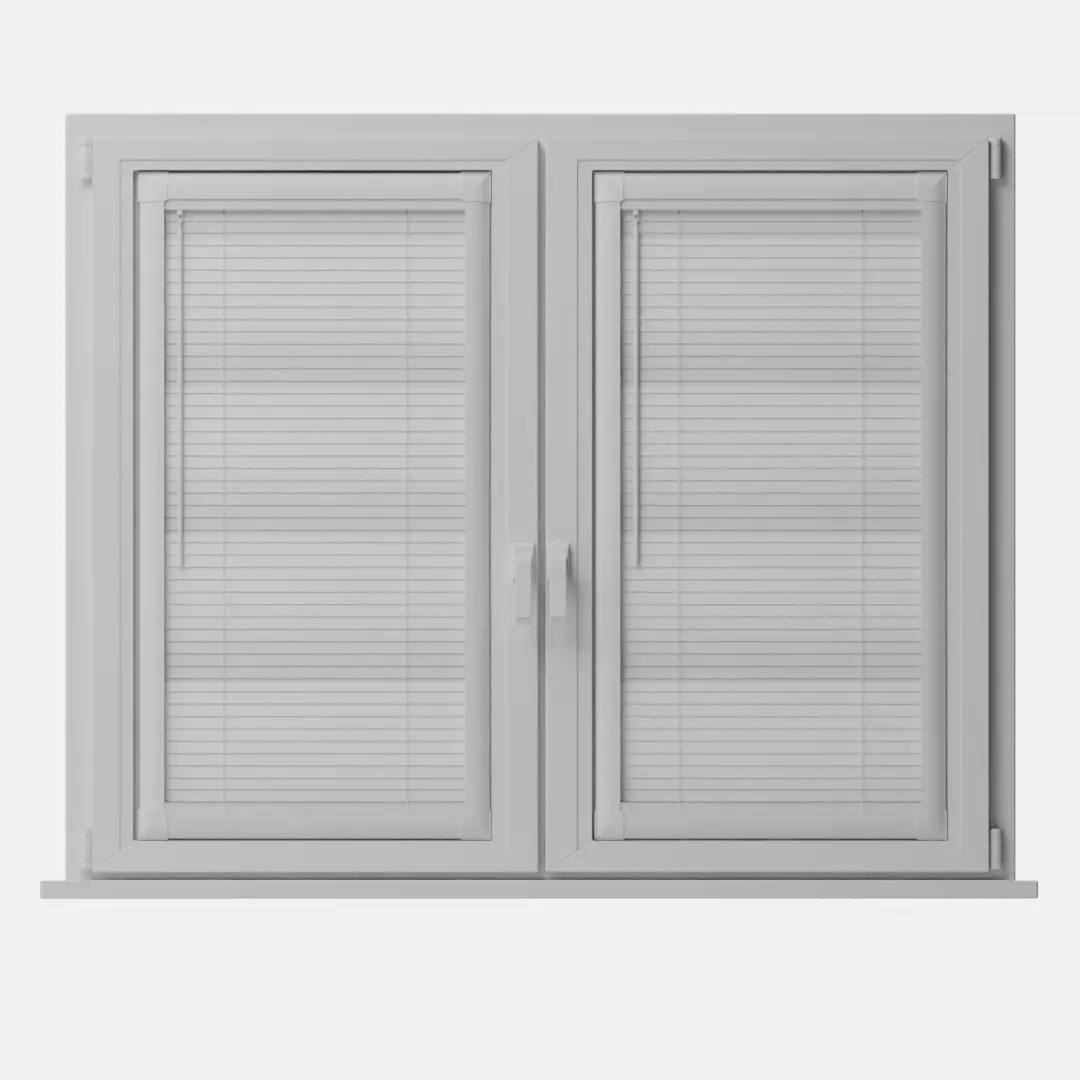 Perfect Fit No Drill Metal Venetian Blinds fitted in a British home