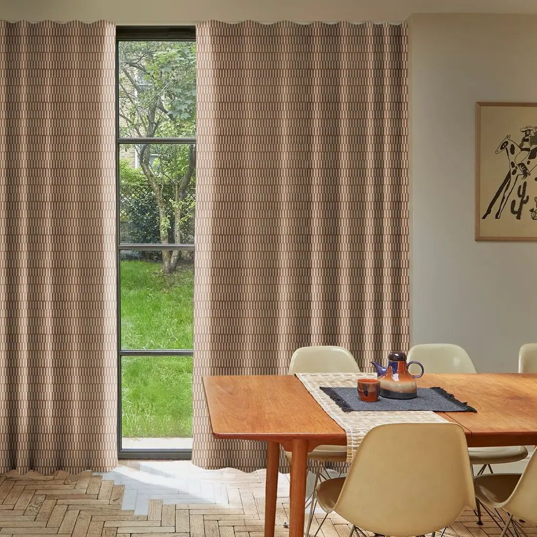 Nano in Glaze Dusty — made-to-measure curtains