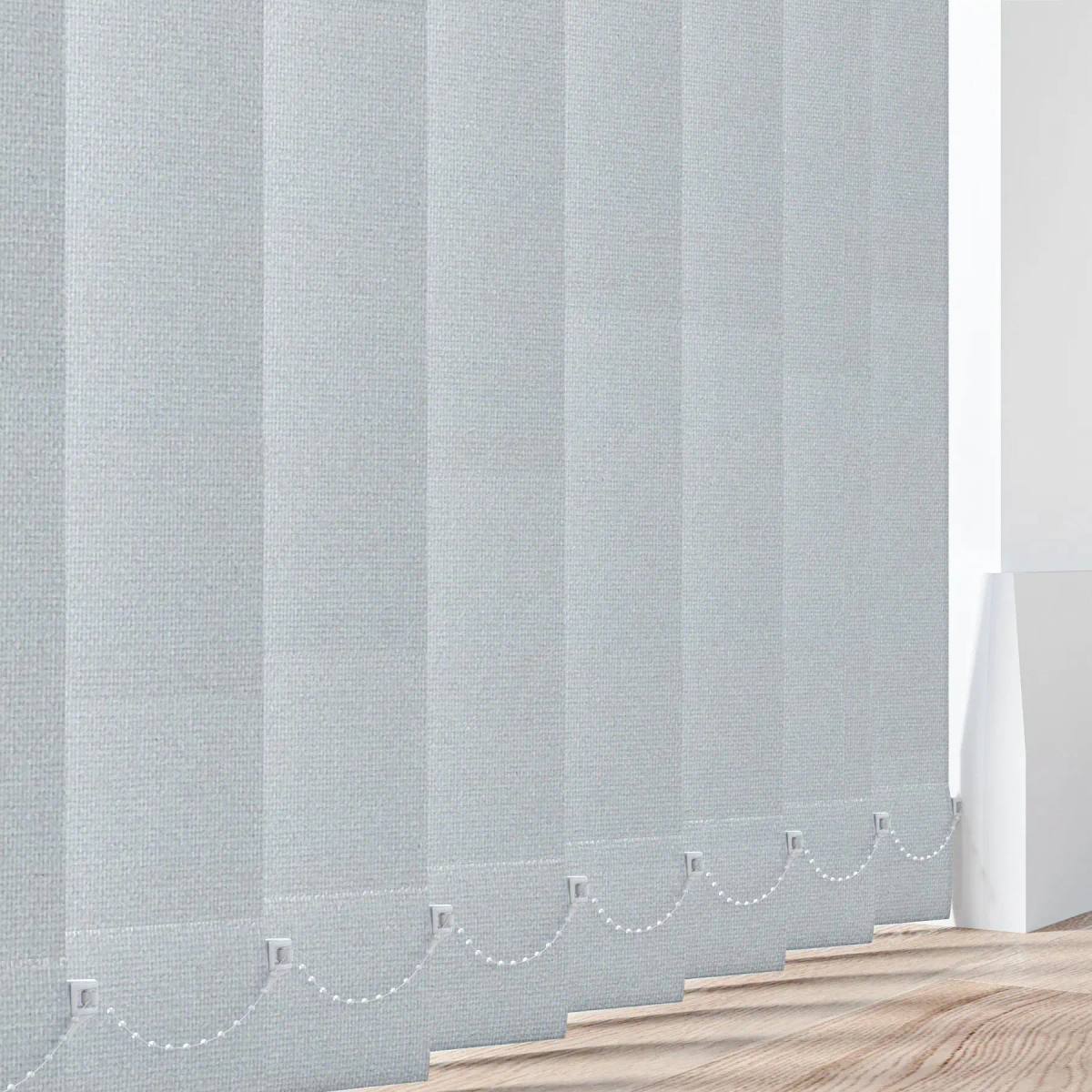 Marine Vertical Blinds fitted in a British home