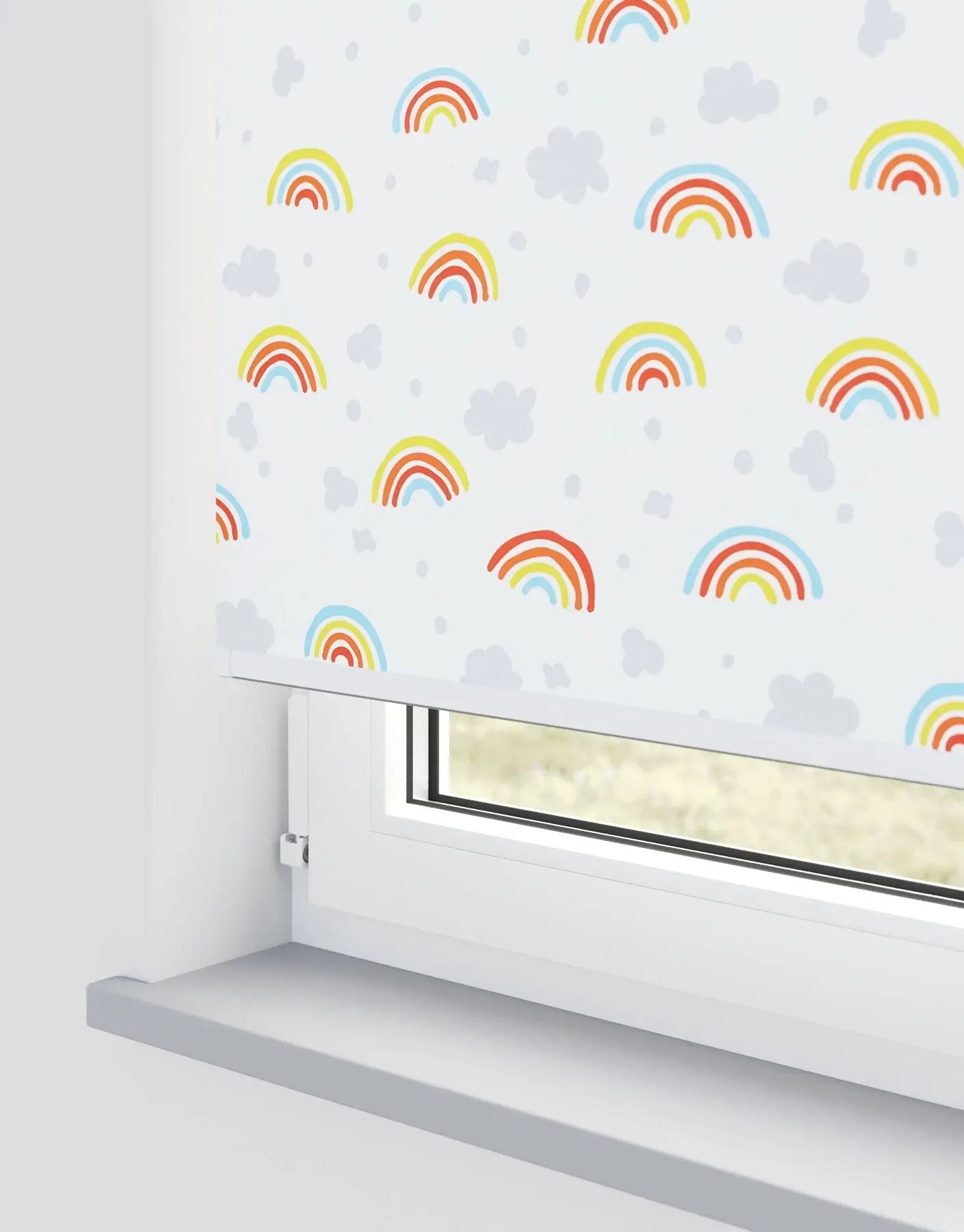 Happy Rainbows Roller Blinds Electric Multi
