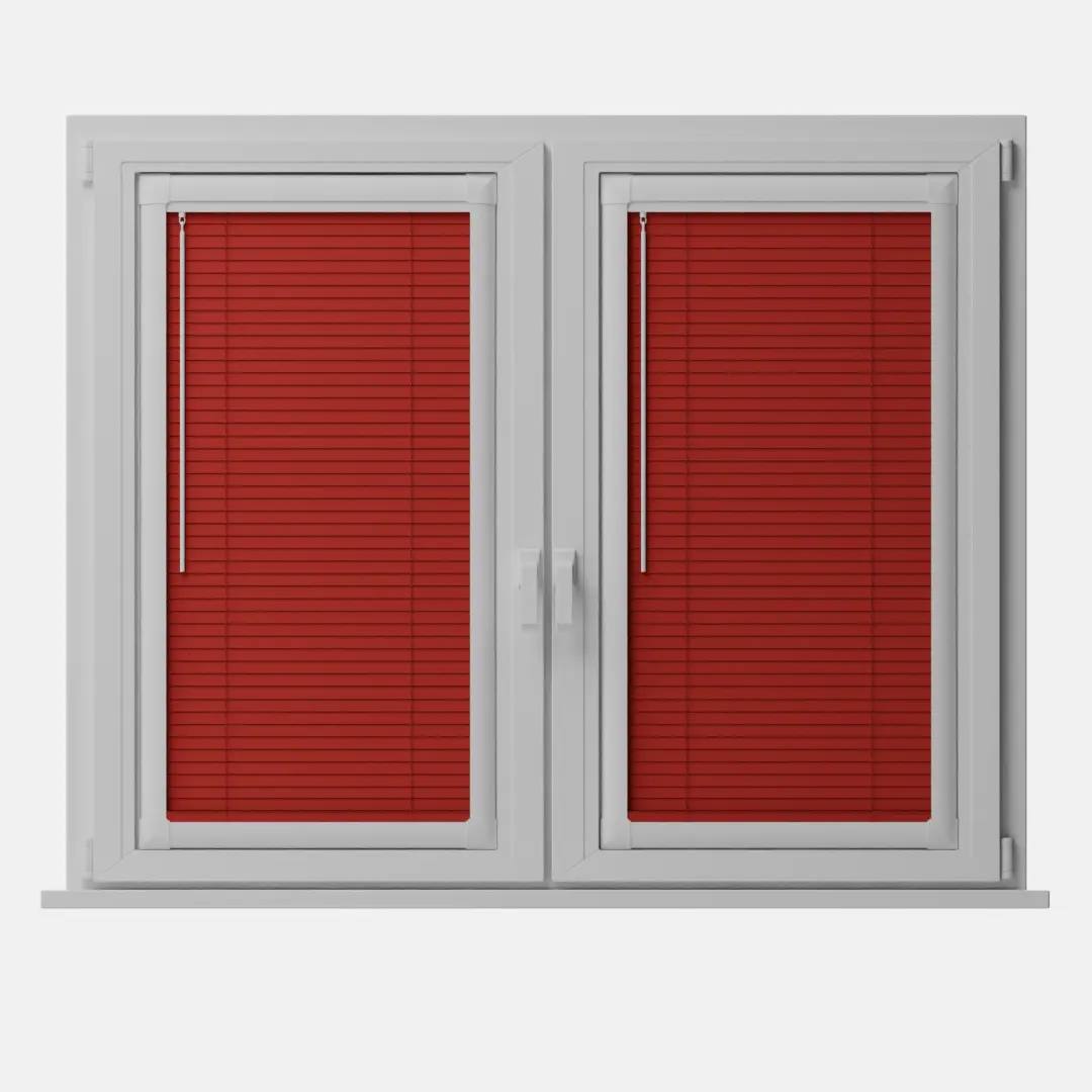 Perfect Fit No Drill Metal Venetian Blinds fitted in a British home