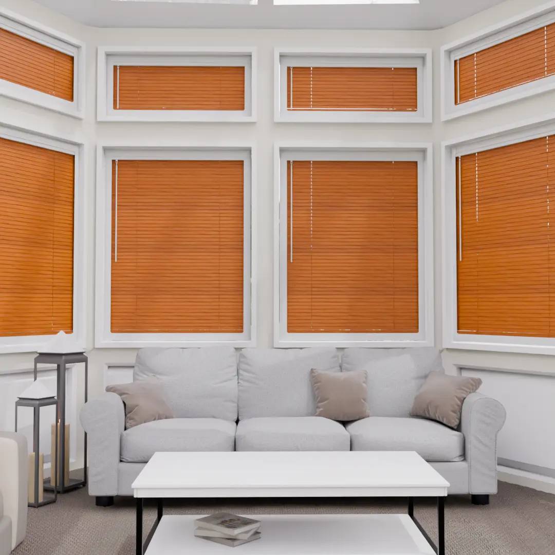 Perfect Fit Metal No Drill Venetian Blinds fitted in a British home