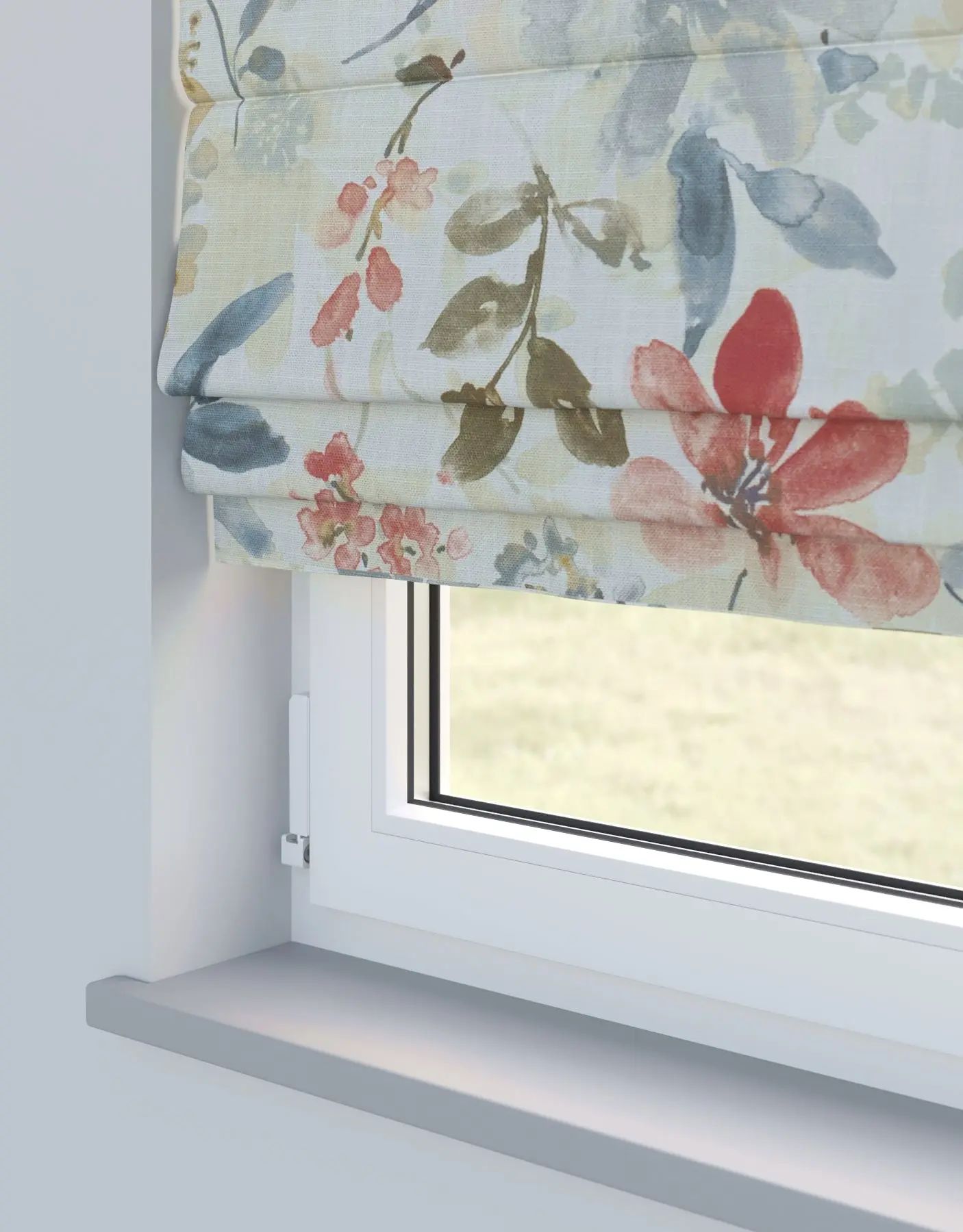 Arena Roman Blinds Amira Cranberry