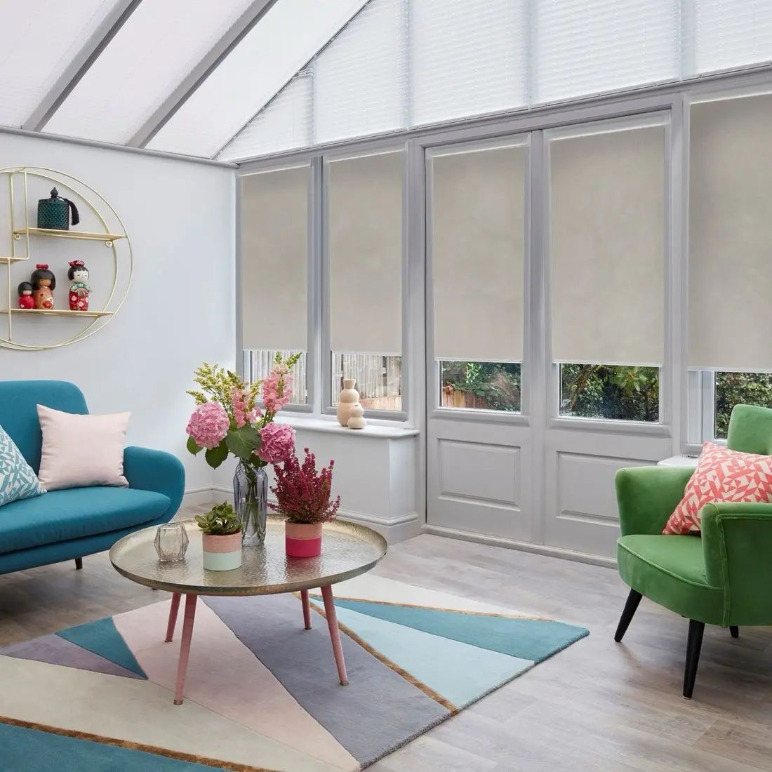 Fern in Smoke — made-to-measure blinds