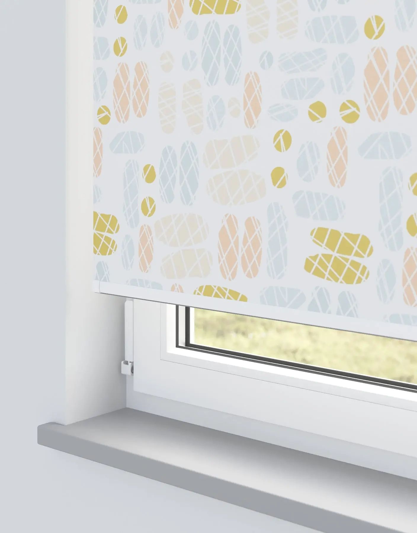 Lydia Roller Blinds in Pastel — made-to-measure blinds
