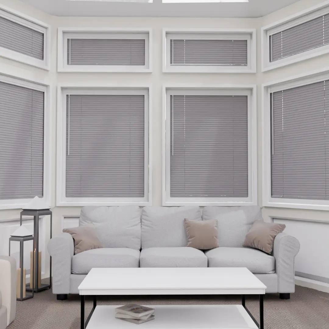 Perfect Fit Metal Venetian Blinds fitted in a British home