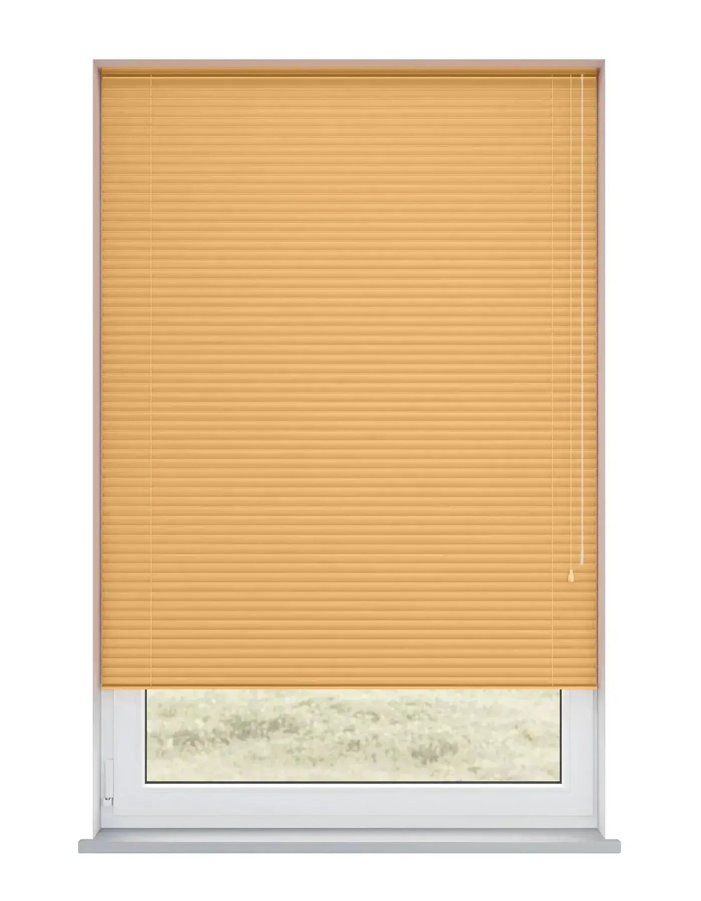 Soft Venetian Blinds Orange Metal Venetian Blind