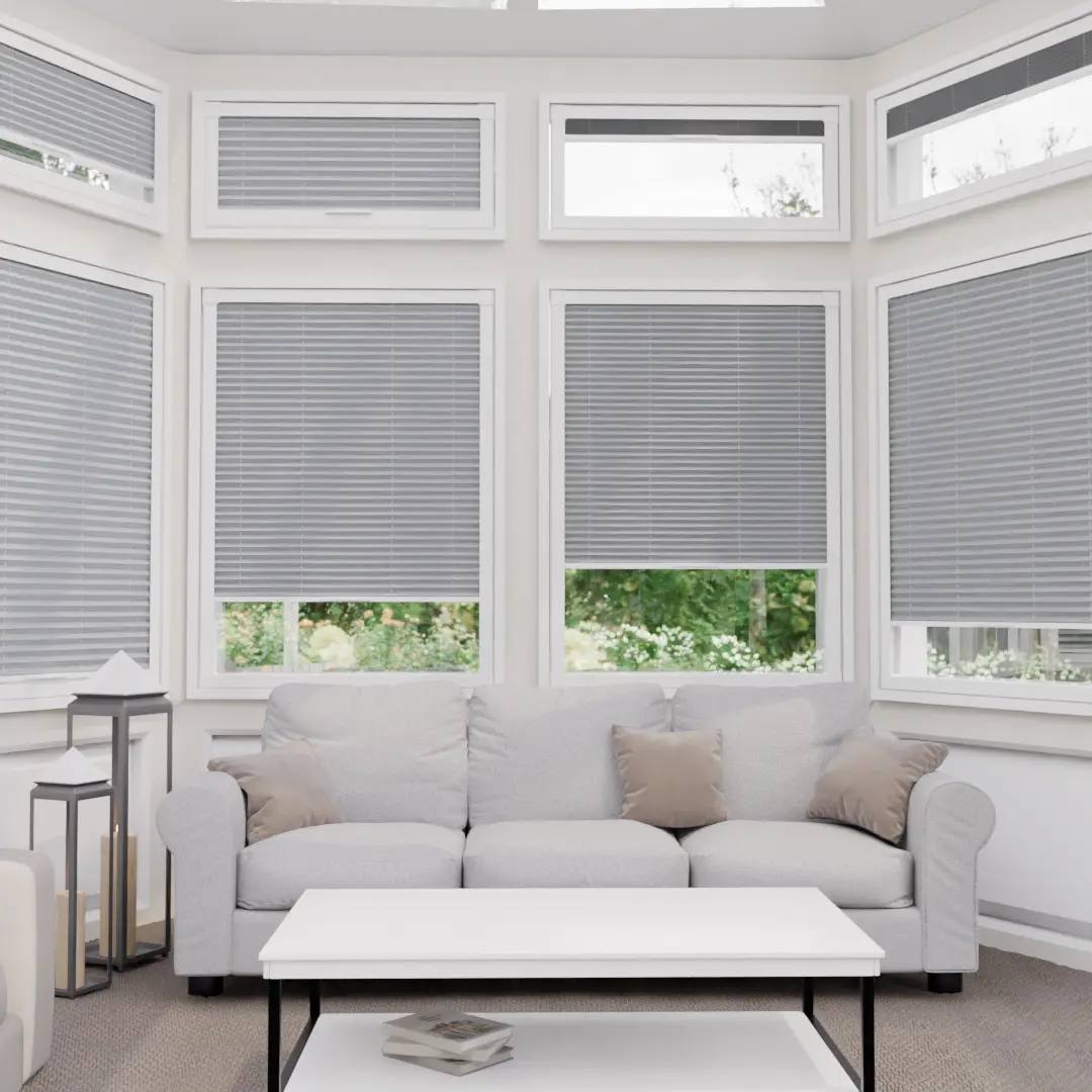 Thermal Blackout Perfect Fit No Drill Pleated Perfect Fit Blinds fitted in a British home
