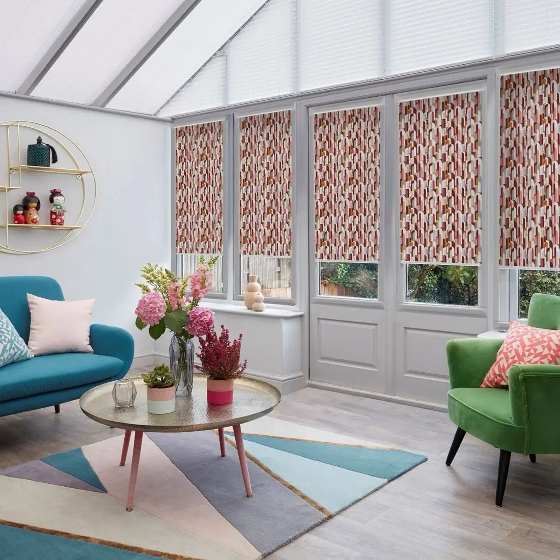 Deco in Mauve — made-to-measure blinds