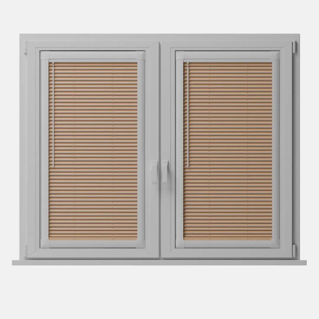 Perfect Fit No Drill Metal Venetian Blinds fitted in a British home
