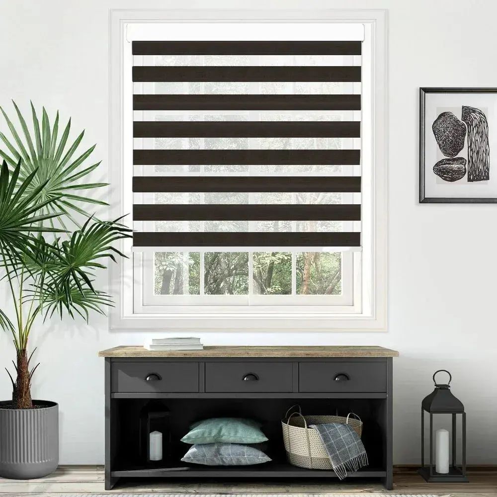Cashmere Day & Night Blinds Black
