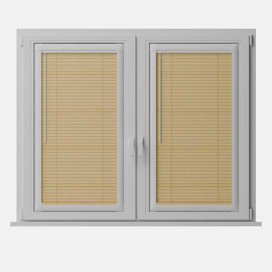 Perfect Fit No Drill Metal Venetian Blinds fitted in a British home