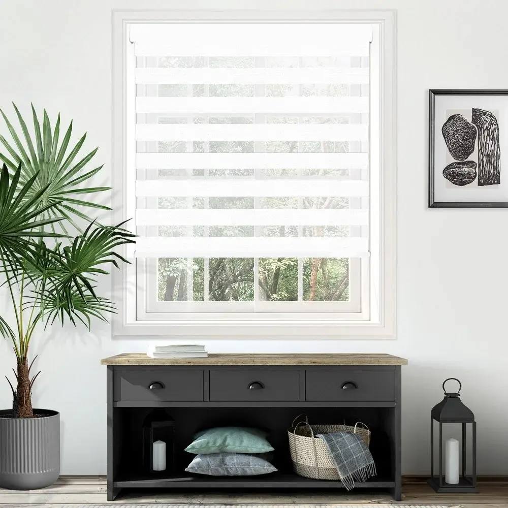 Truro Blackout Day & Night Blinds fitted in a British home