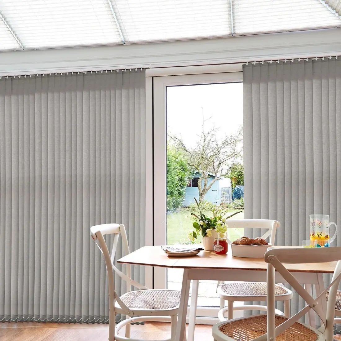 Fastnet in Light Grey — made-to-measure blinds