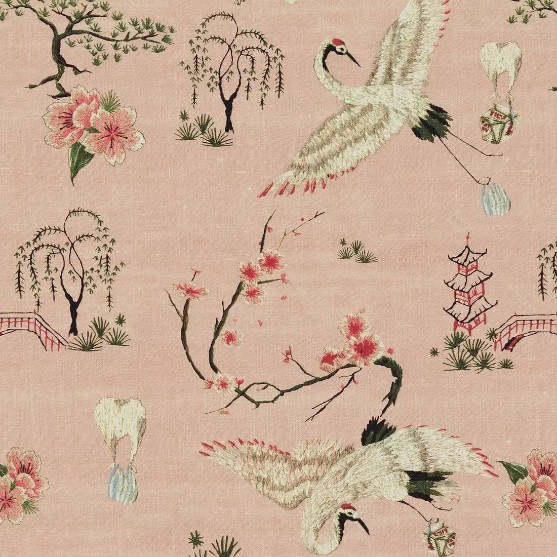 Feast in Babies Blossom — made-to-measure curtains