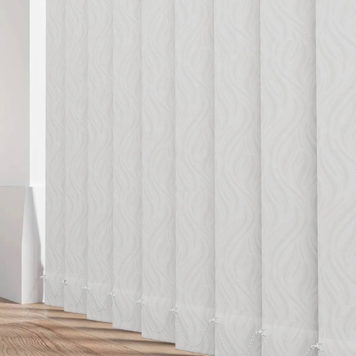 Diva Vertical Blinds fitted in a British home