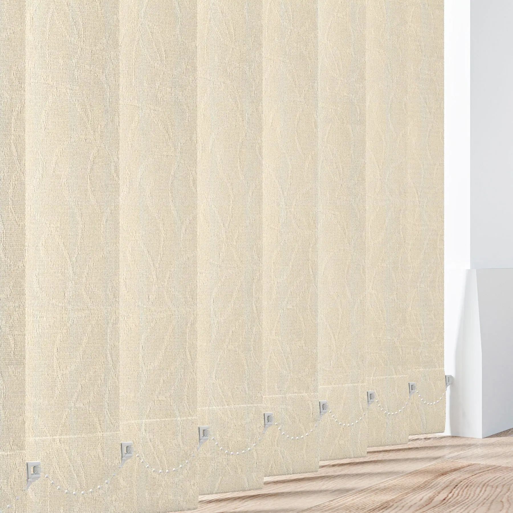 Daisy Vertical Blinds in Cream — made-to-measure blinds