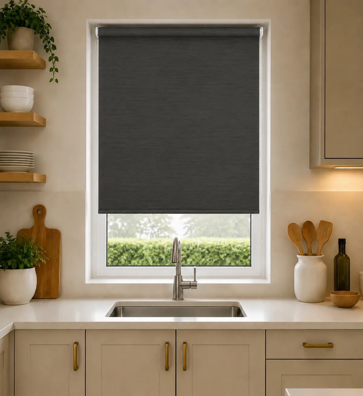 Plaza Roller Blinds Graphite