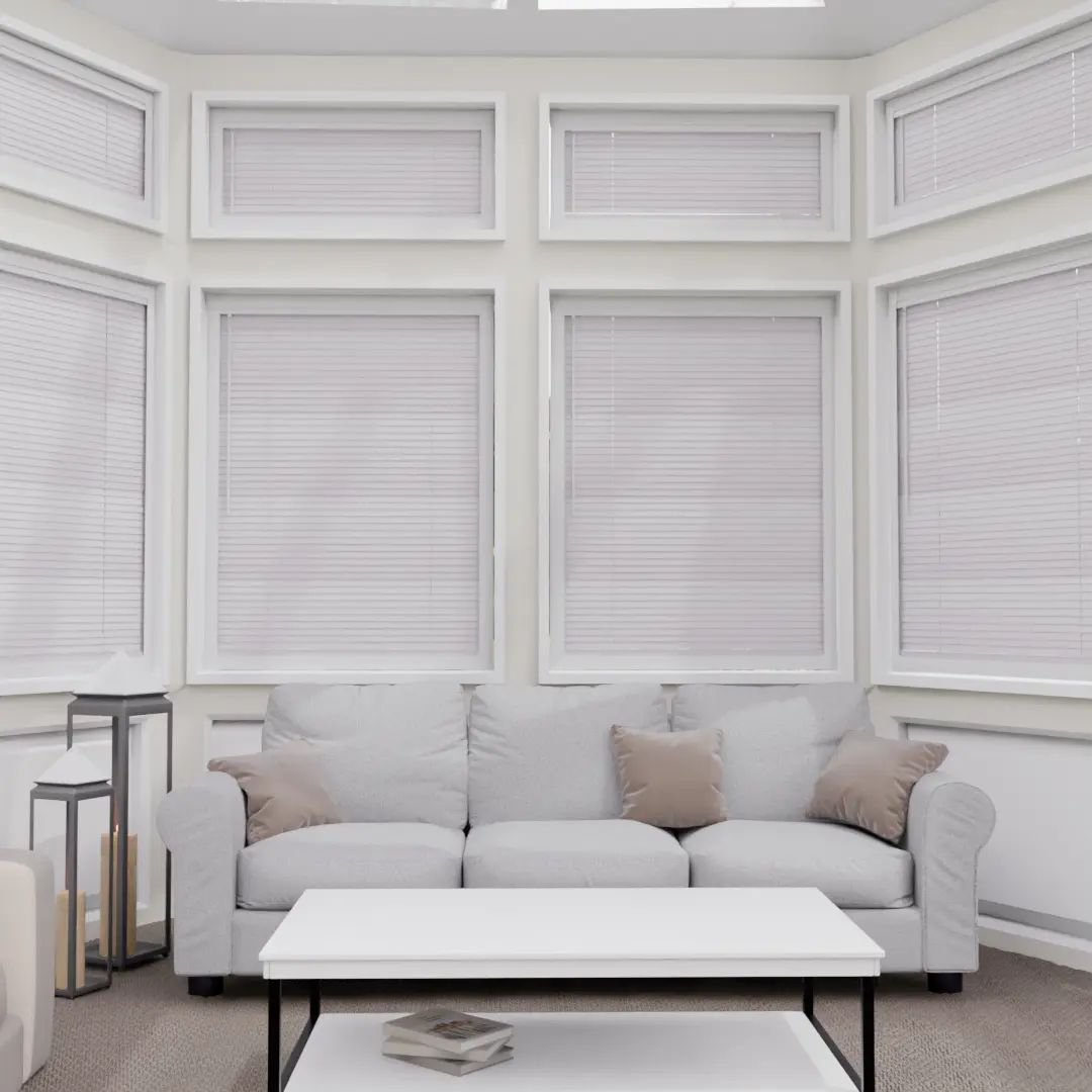 Perfect Fit No Drill Metal Venetian Blinds in Blind — made-to-measure blinds