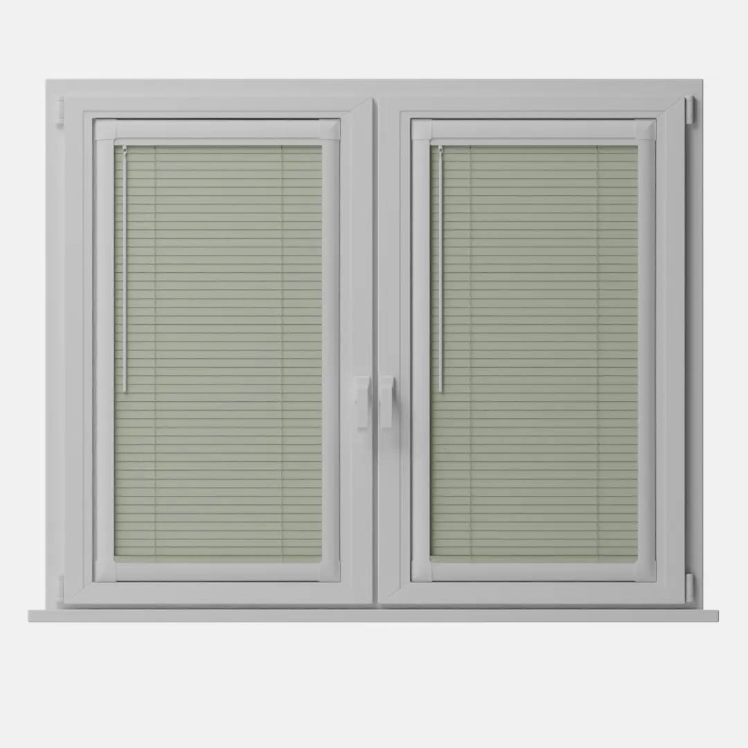 Perfect Fit No Drill Metal Venetian Blinds fitted in a British home