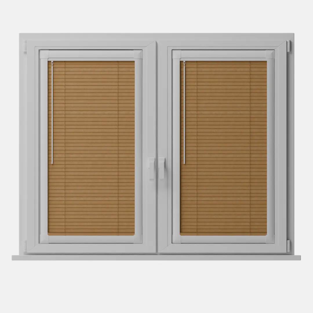 Perfect Fit No Drill Metal Venetian Blinds fitted in a British home