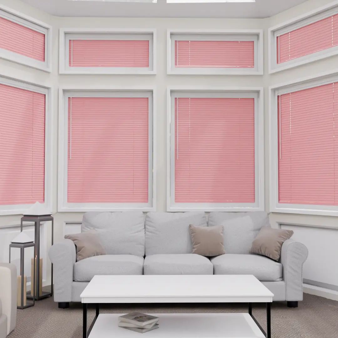 Perfect Fit No Drill Metal Venetian Blinds in Blind — made-to-measure blinds
