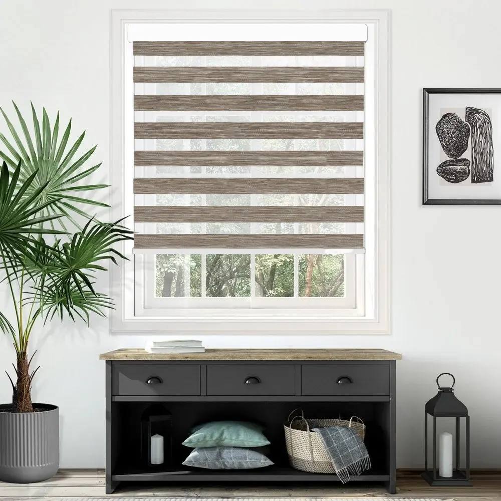 Palma Blackout Day & Night Blinds fitted in a British home