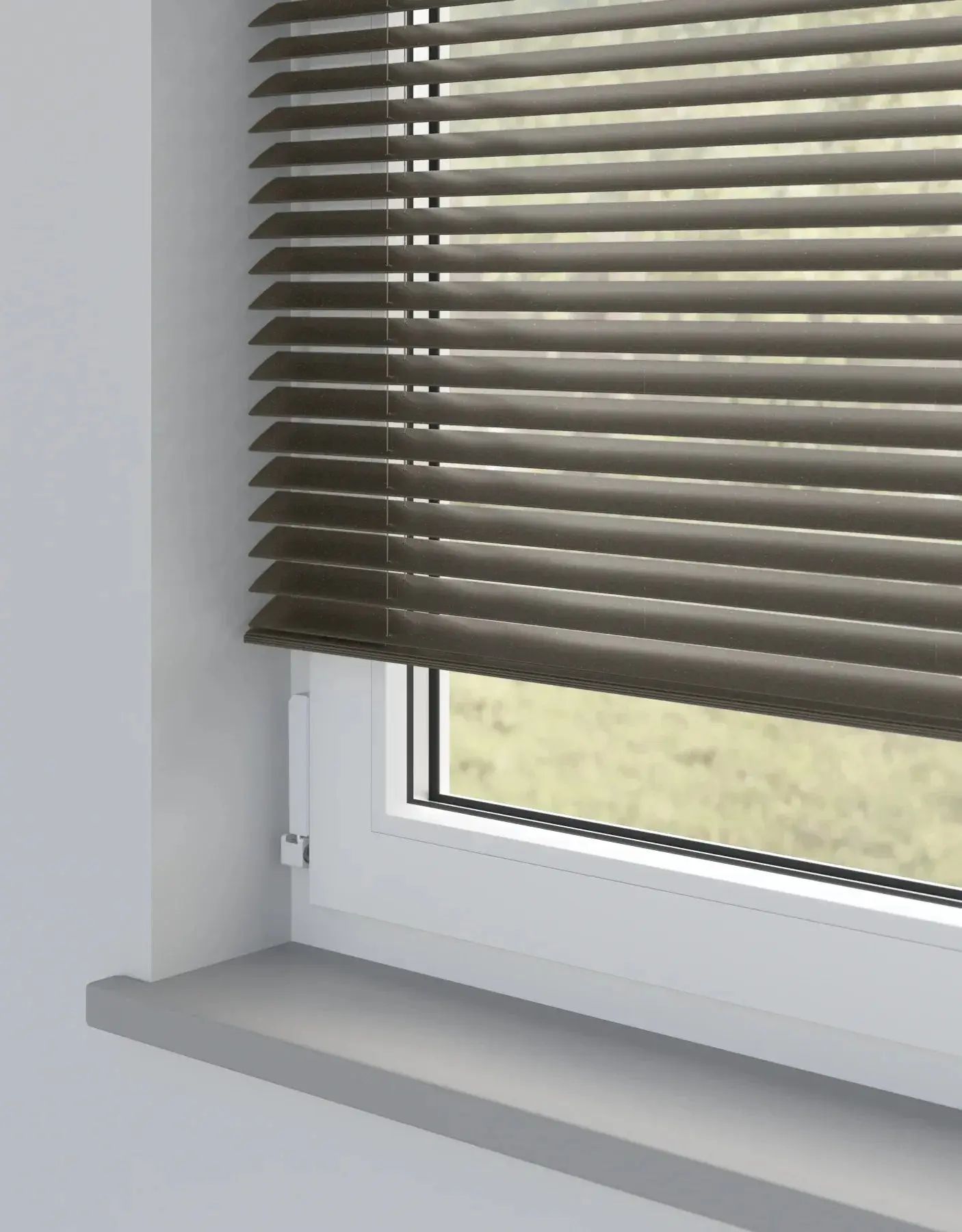 Barely Venetian Blinds Black