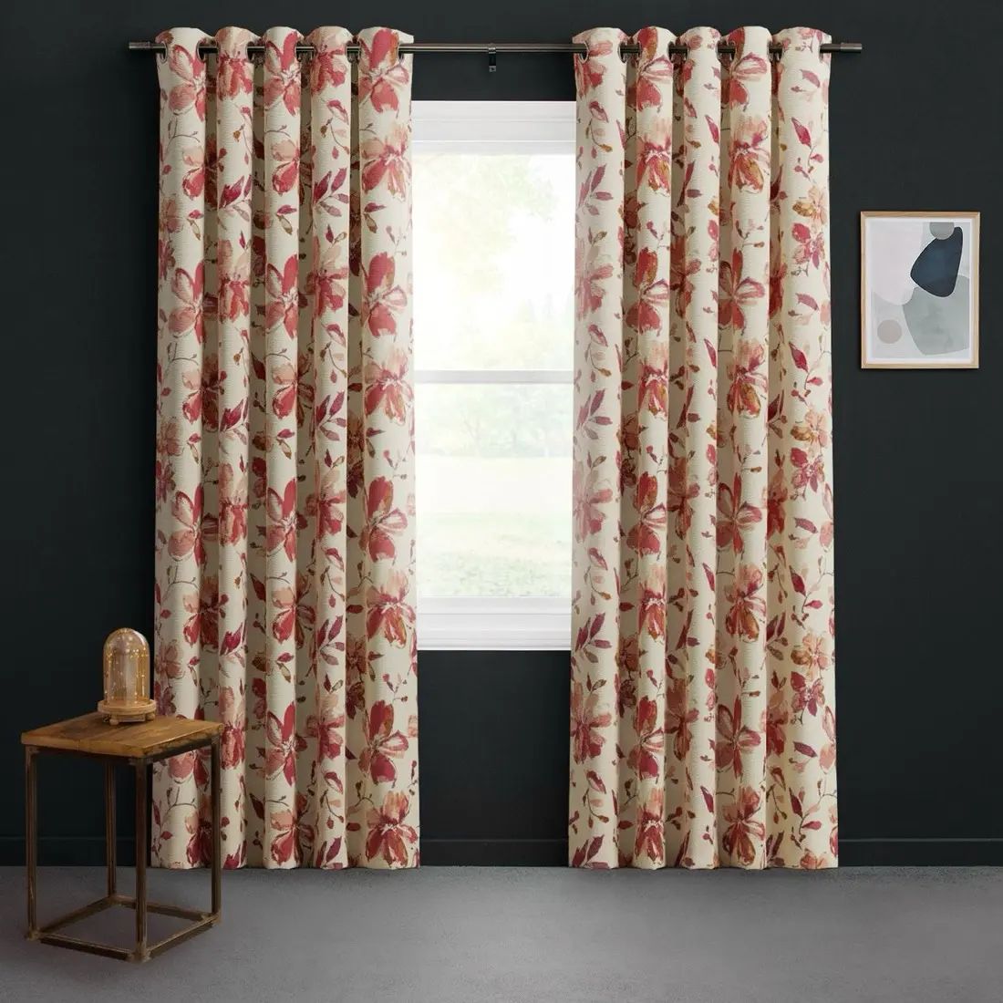 Firenza in Berry — made-to-measure curtains
