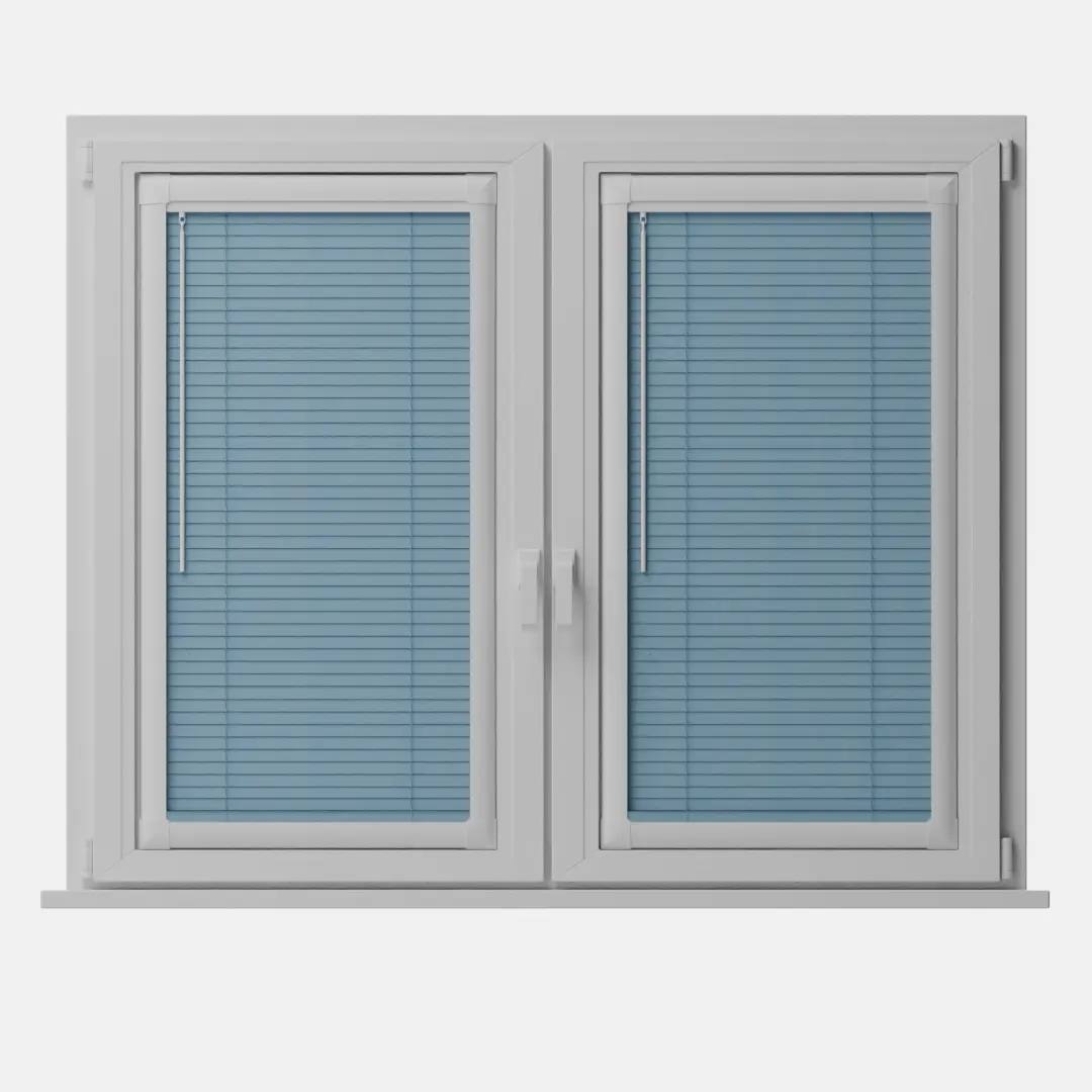 Perfect Fit No Drill Metal Venetian Blinds fitted in a British home