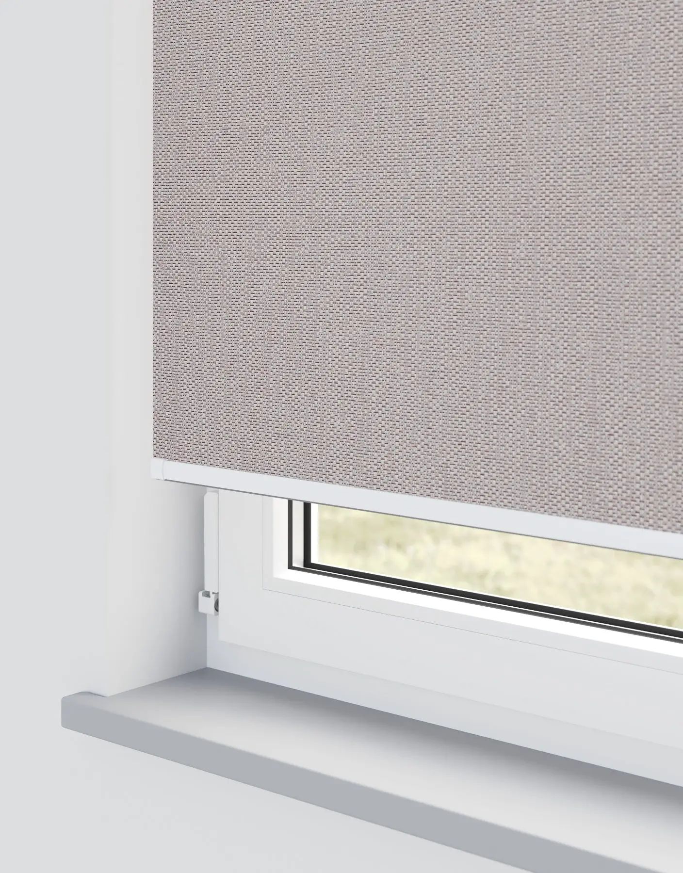 Hagen Roller Blinds in Garnet — made-to-measure blinds