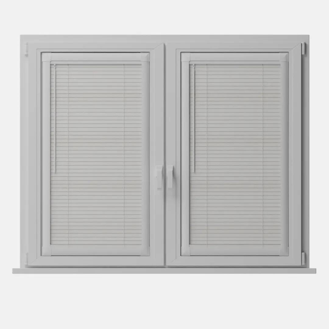 Perfect Fit No Drill Metal Venetian Blinds fitted in a British home