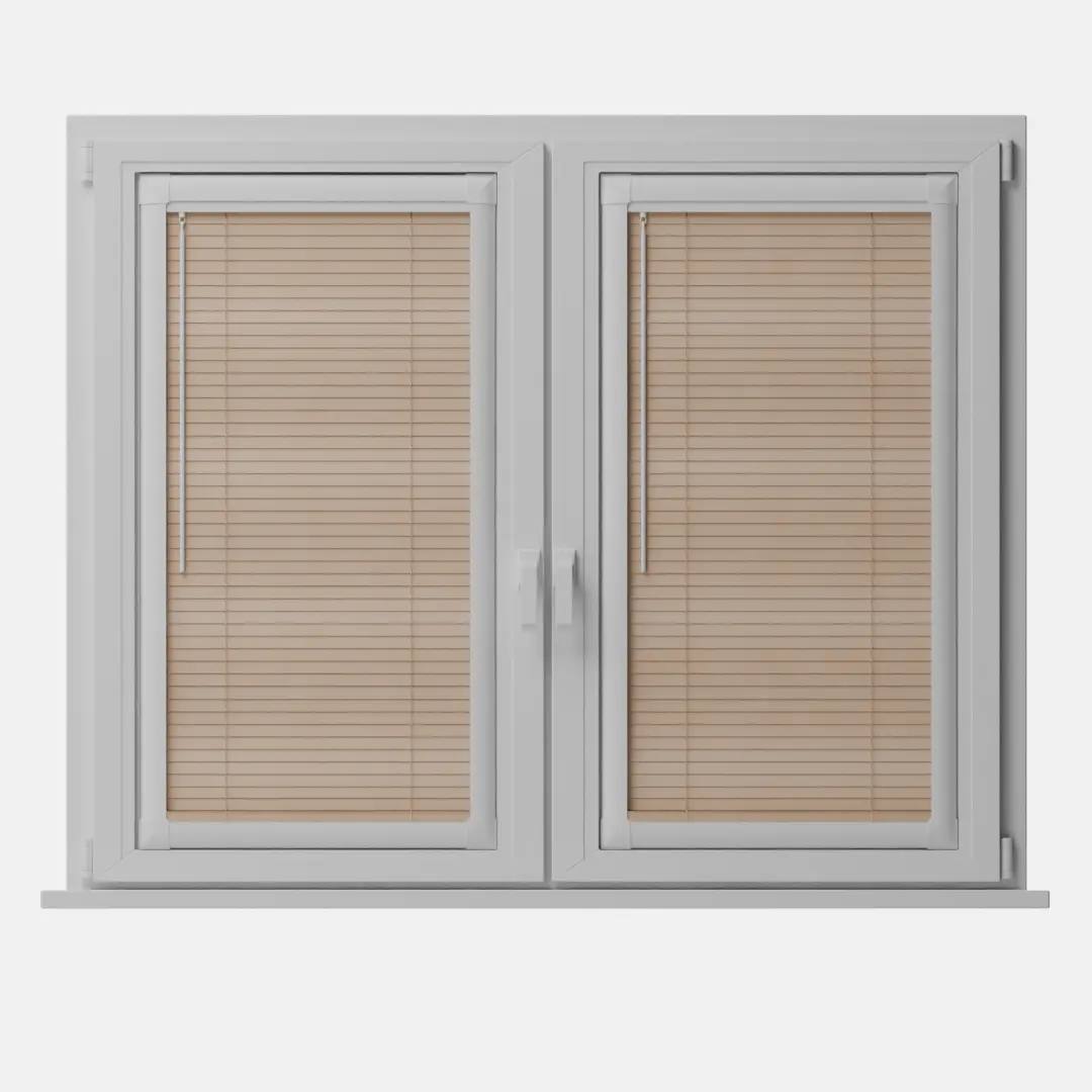 Perfect Fit No Drill Metal Venetian Blinds fitted in a British home