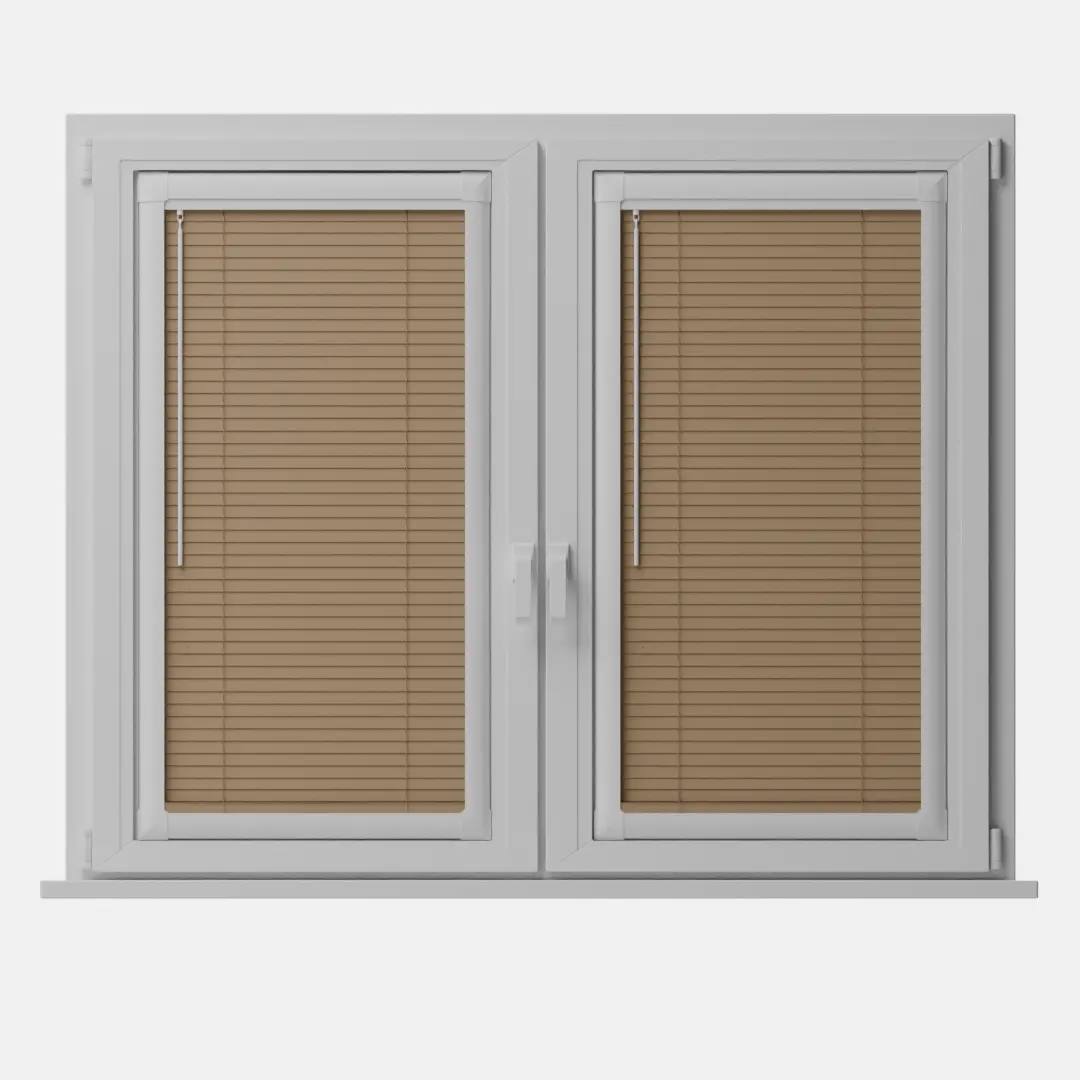 Perfect Fit No Drill Metal Venetian Blinds fitted in a British home