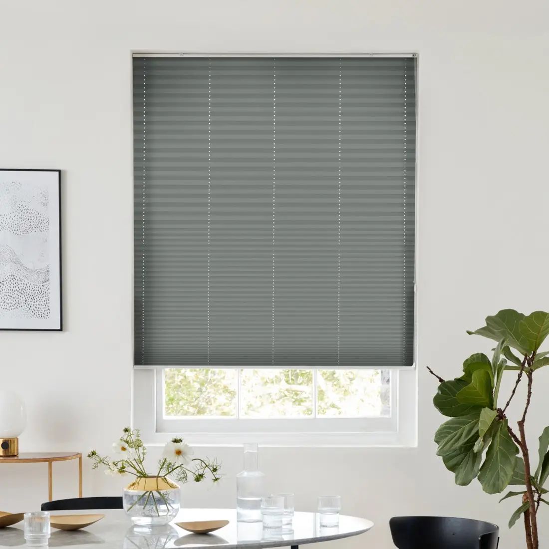 Enfys in Charcoal — made-to-measure blinds