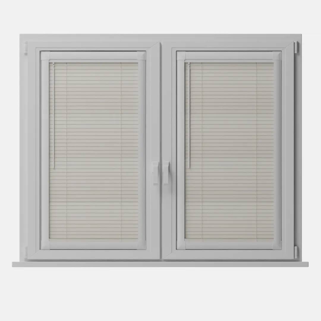 Perfect Fit No Drill Metal Venetian Blinds fitted in a British home