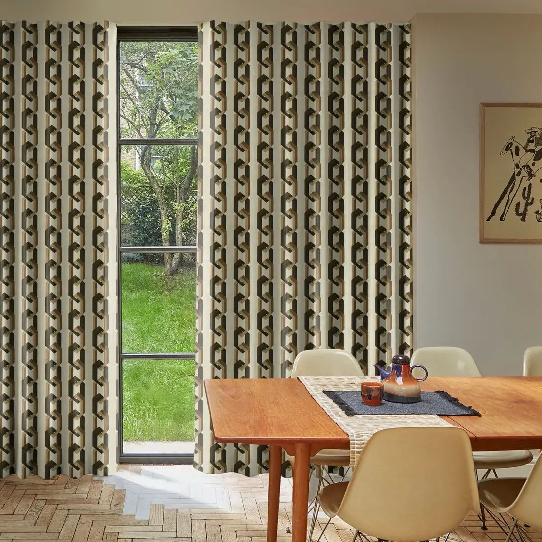 Tether in Of Fools Mono — made-to-measure curtains