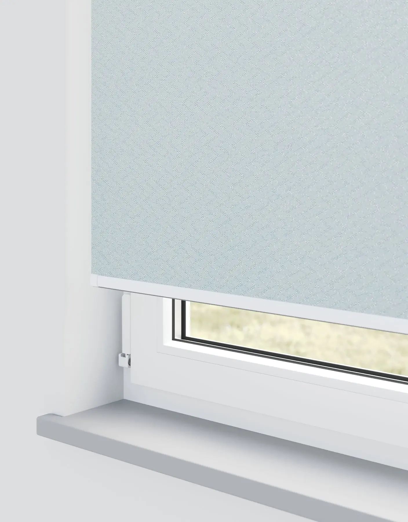 Darcy Roller Blinds Electric Aqua